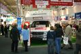 Reisemesse Hamburg 2009: CANUSA-Messestand mit Wohnmobil von Fraserway