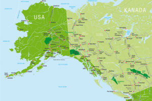 Alaska Allgemeine Reiseinformationen: Karte