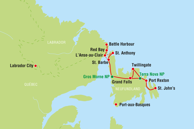 Autoreise durch Neufundland & Labrador buchen! CANUSA