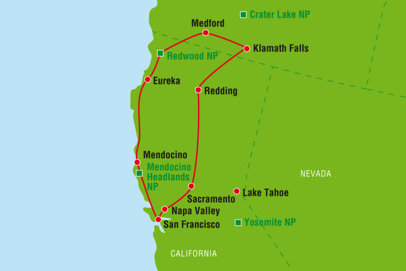 Autorundreise Nordkalifornien und Südoregon ab San Francisco | CANUSA