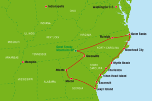 Georgia, North & South Carolina