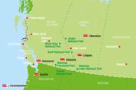 Kanada West-Kanada Routenvorschläge: West-Kanada