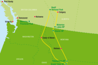 Kanada Kanada & Nord-West-USA Routenvorschläge: Kanada & Nord-West-USA