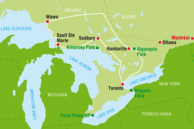 Kanada Ontario Routenvorschläge: Kanada Ontario