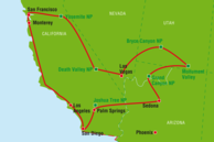USA Westen Routenvorschläge: West-USA