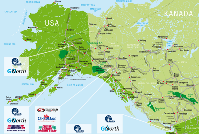 Yukon Alaska: Vermieterübersicht