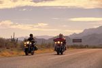 Harleys in der Wüste