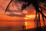 Sonnenuntergang auf Cat Island Bahamas