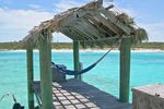 Hängematte auf Exuma Bahamas