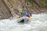 Wildwasser-Rafting im Red Deer River