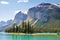 Spirit Island im Maligne Lake
