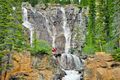Mountainbiker an den Tangle Falls