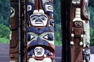 Busreise Yukon und Alaska: Totempfähle in Prince Rupert