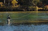 Angler im Yukon