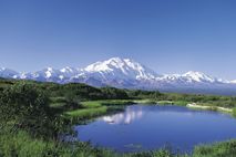 Denali Nationalpark: Denali Lake und Mount McKinley