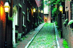 Städtereisen USA: Cobbled Street Boston
