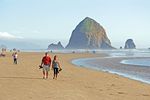 Haystack Rock am Cannon Beach