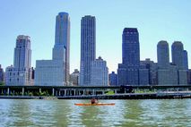 Green New York: Kajaken auf dem Hudson River
