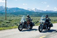 Mit der Harley unterwegs in den Rockies