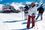 Gruppe Skifahrer
