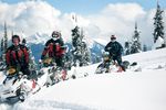 Snommobiling in Revelstoke
