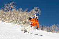 Skireisen USA: Skifahrerin in Utah
