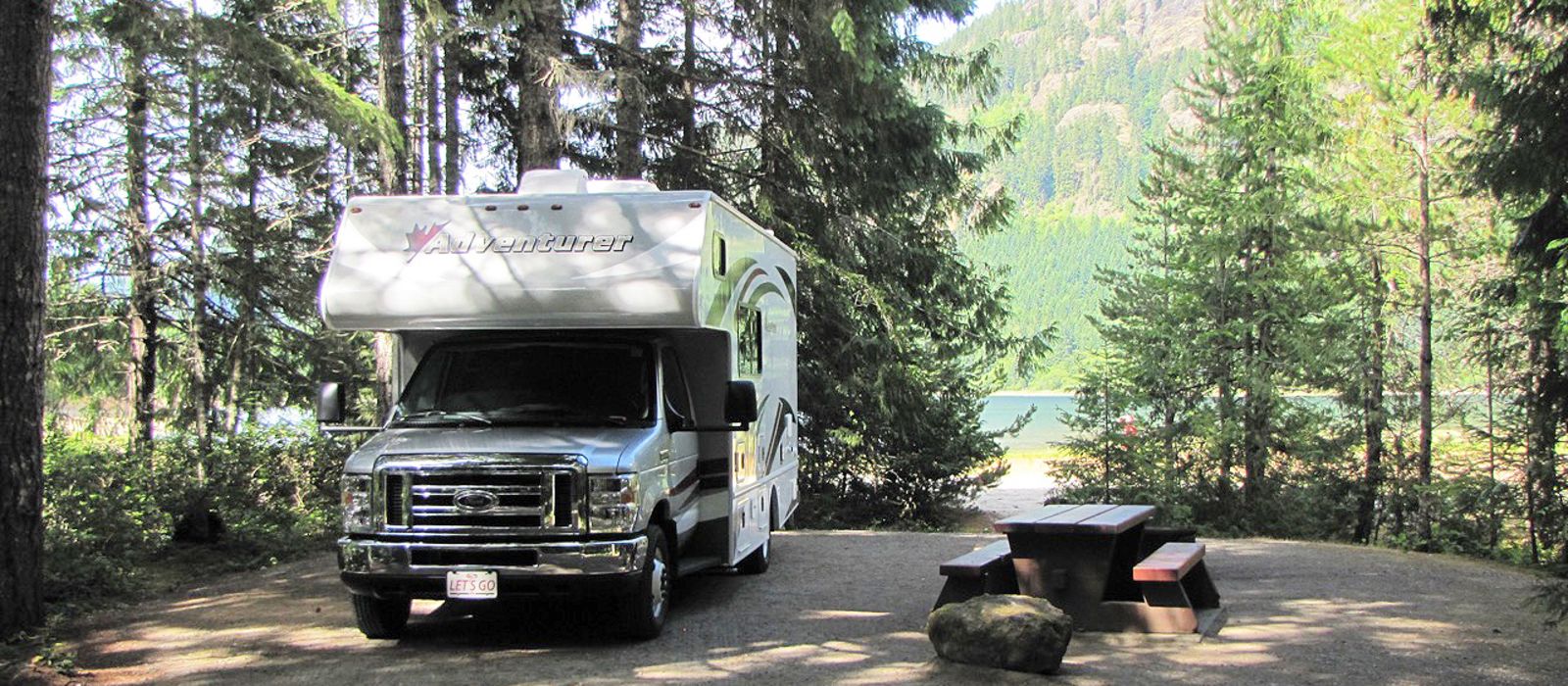 Buttle Lake Campingplatz, British Columbia