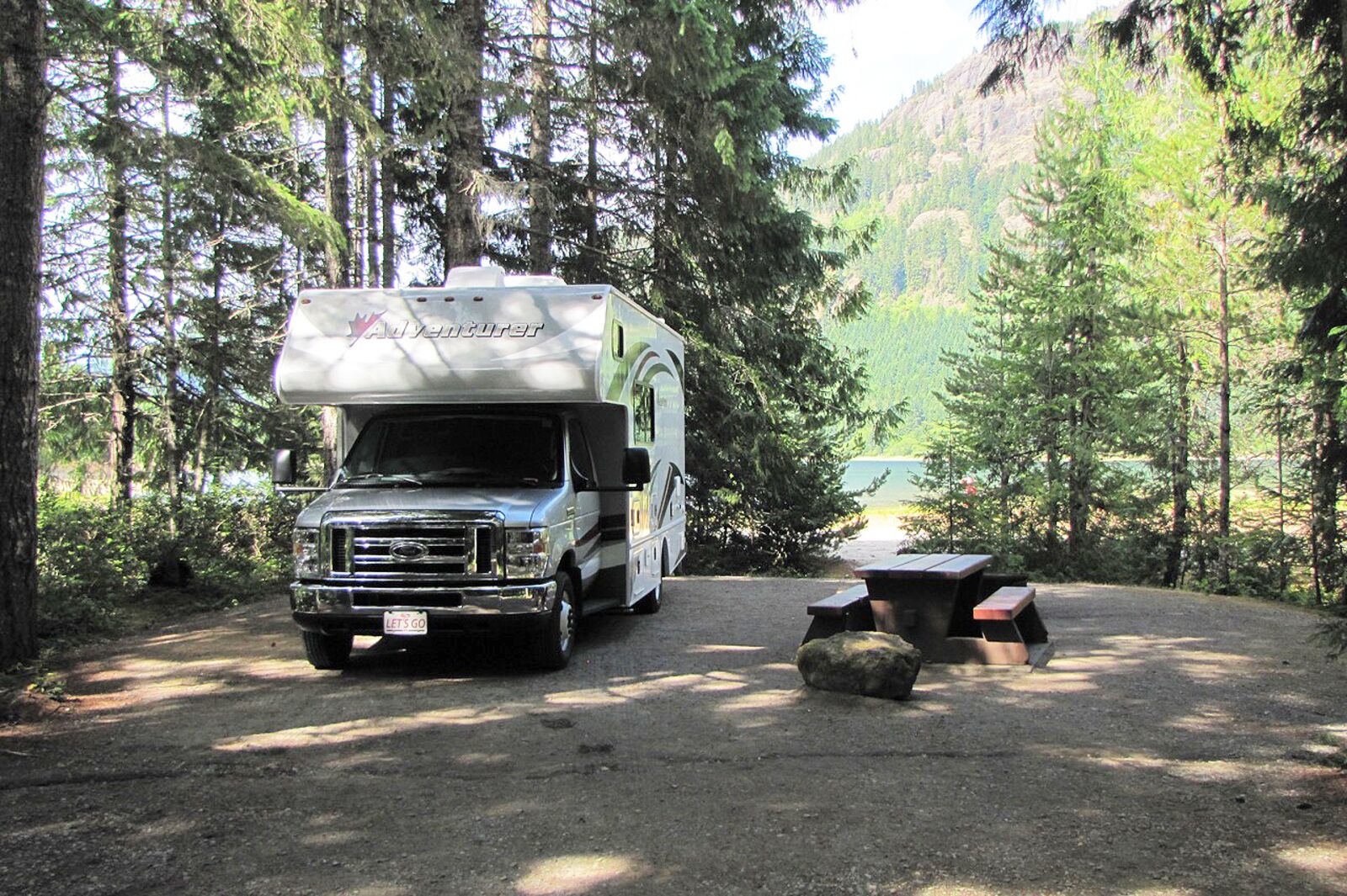 Buttle Lake Campingplatz, British Columbia