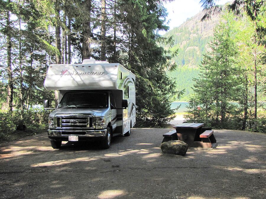 Buttle Lake Campingplatz, British Columbia