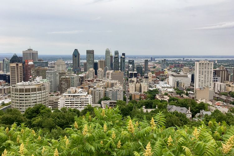 Die Skyline von MontrÃ©al