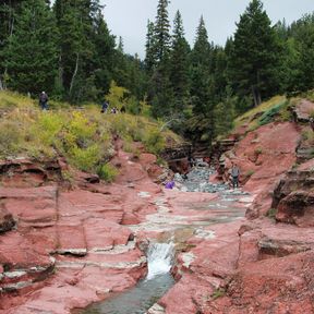 Red Rock Canyon, Waterton Lakes Nationalpark,Â Alberta