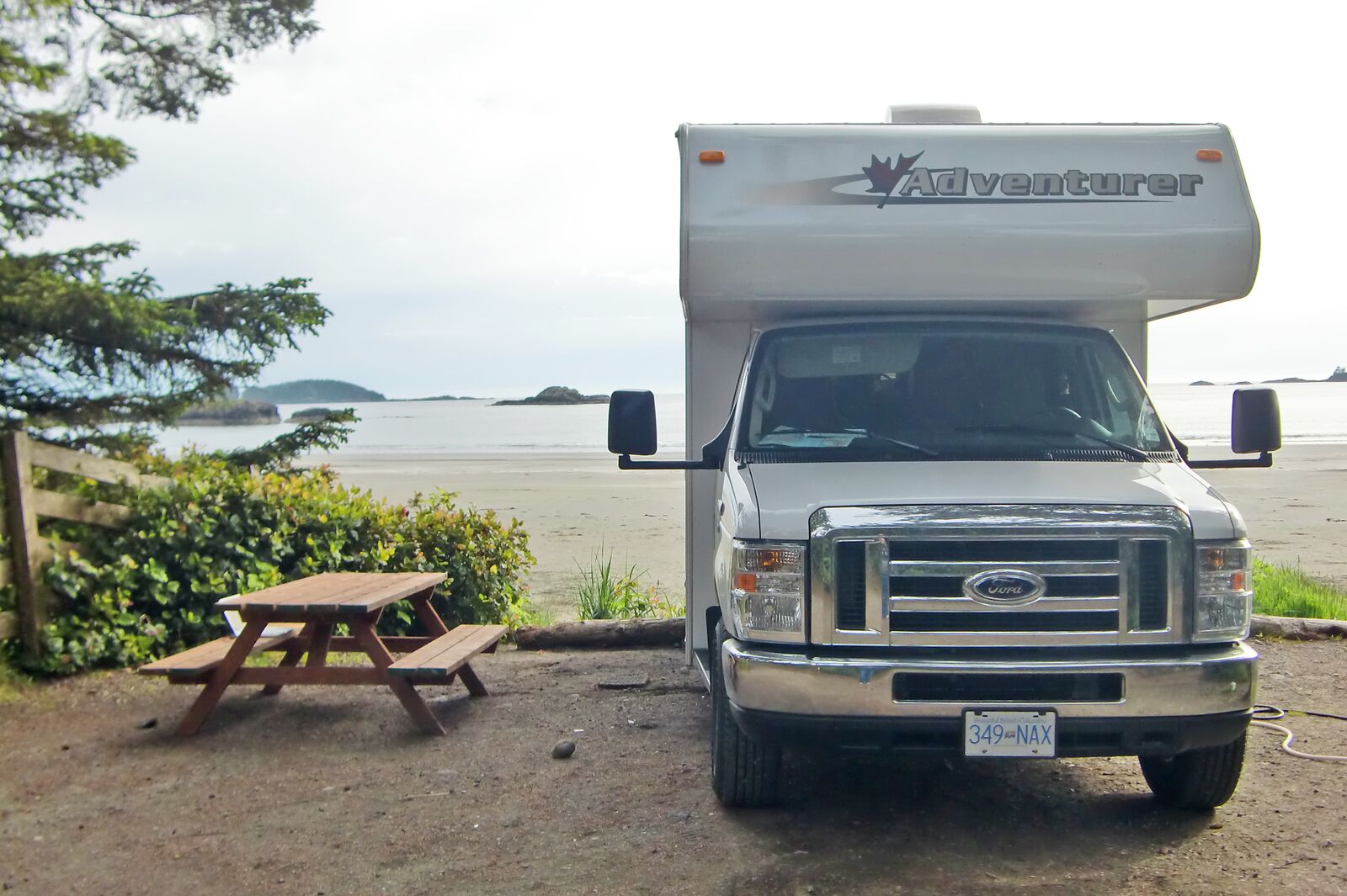 Wohnmobil in Tofino