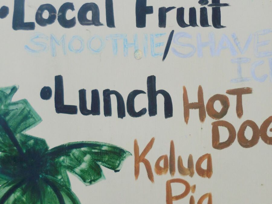 Werbetafel fÃ¼r Aunt Sandys