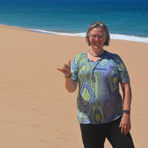 Karin am Punahoa Beach