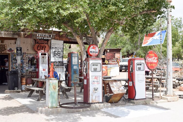 Das Route 66 Museum Hackberry General Store in Kingman, Arizona