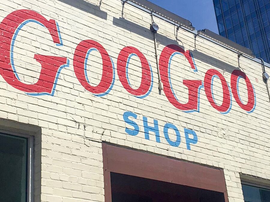 Der SÃ¼ÃŸwarenladen Goo Goo Shop in Nashville