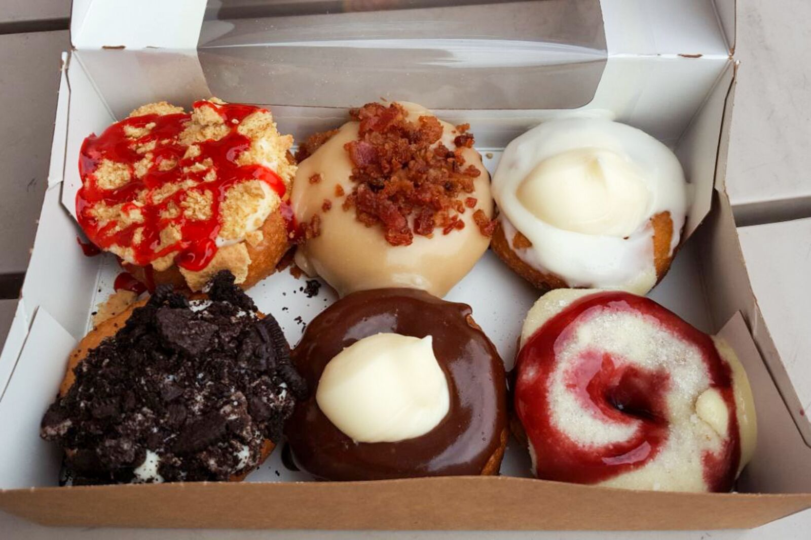 Donuts aus einem Donut-Laden in Pittsburgh