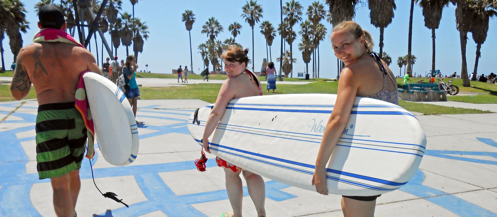 Surfen am Venice Beach