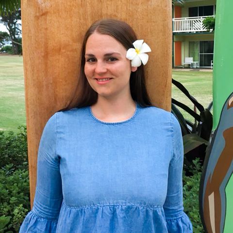 Mitarbeiterin Maja im Lava Lava Beach Club auf Kauai