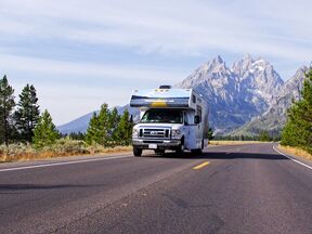 Camper im Grand Teton Nationalpark