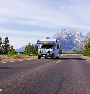 Camper im Grand Teton Nationalpark