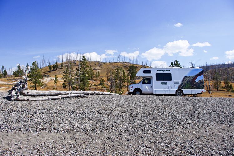 Camper im Yellowstone Nationalpark