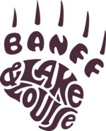 Logo von Banff & Lake Louise aubergine