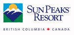 Das Logo des Sun Peaks Resort, Britisch Kolumbien