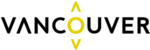 Das Logo von Vancouver in gelb