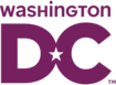 Logo von Washington, D. C. allgemein/diverses/logos/usa/washington-dc-logo-lila