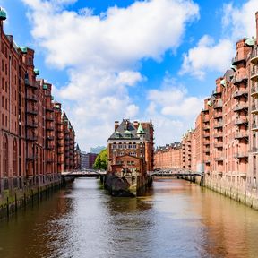 Die Speicherstadt von Hamburg