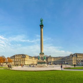 Der Schlossplatz von Stuttgart