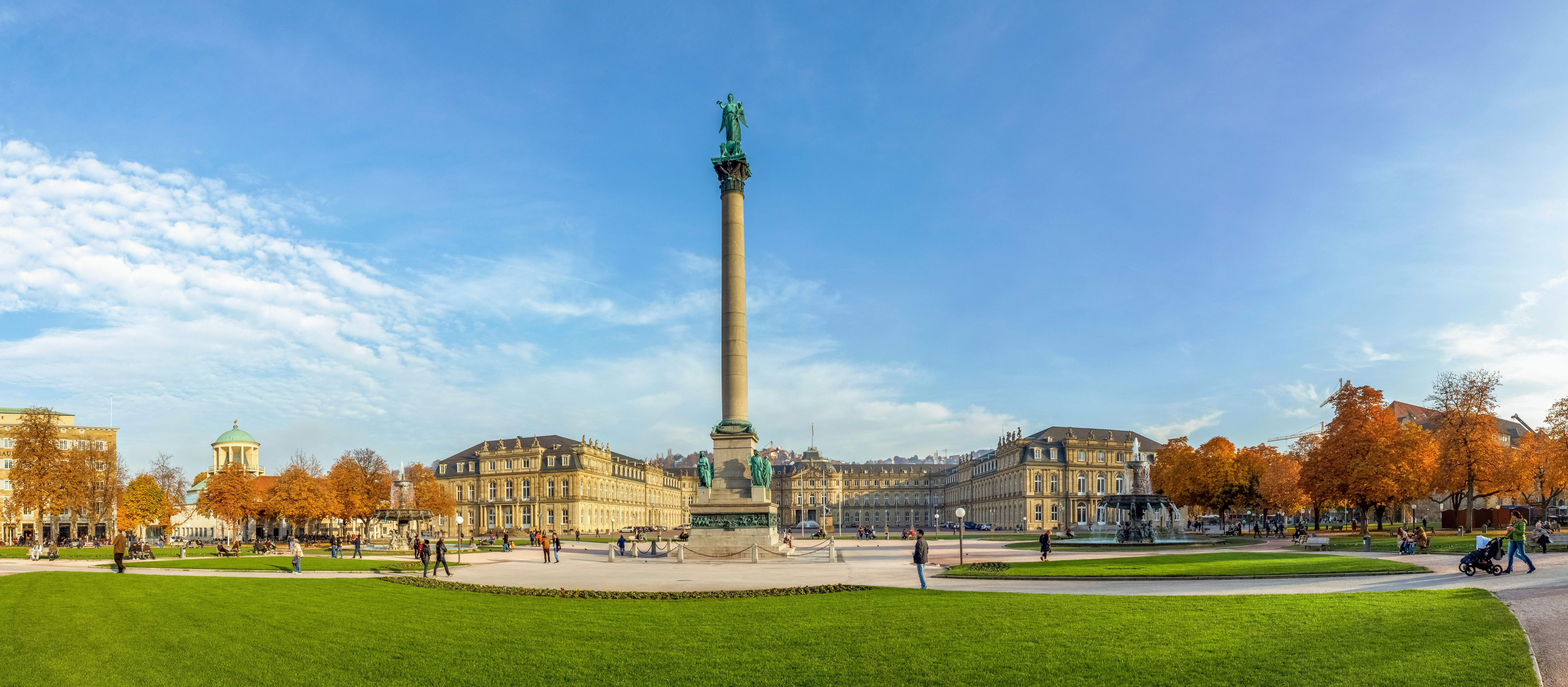 Der Schlossplatz von Stuttgart