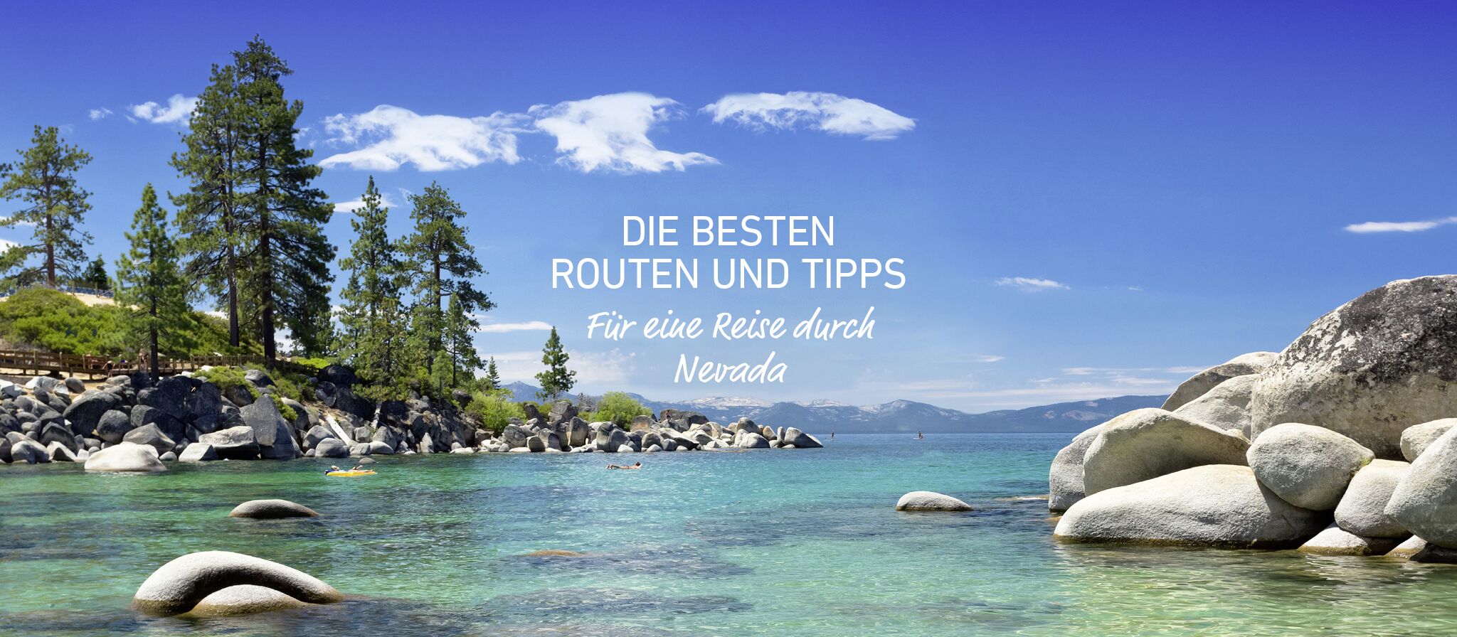 Banner für die Nevada Scenic Routes